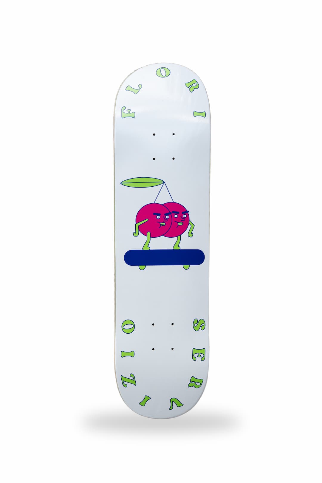 Skate Deck 8.25 - White Flori